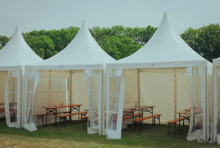 Partyzelt 6x12m weiß