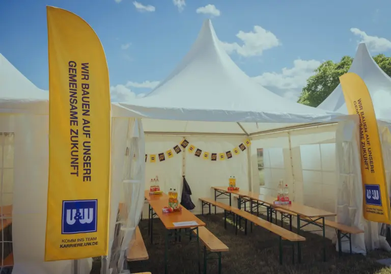 Partyzelt 6x12m weiß